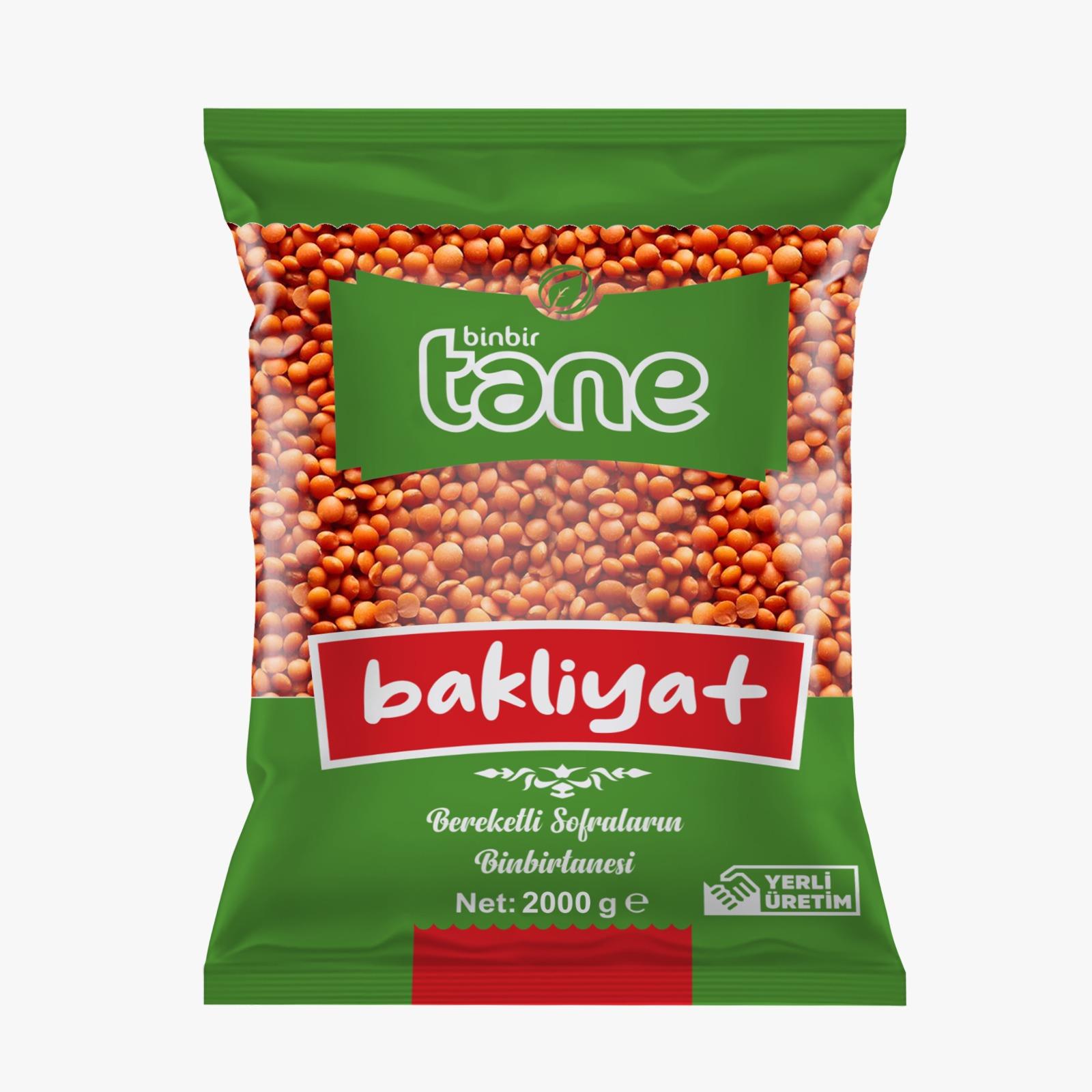 Binbir Tane  Kırmızı Mercimek 2 Kg