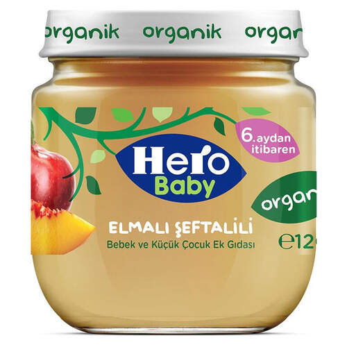 Ülker Hero Baby Organik Elmalı Şeftalili 120 Gr