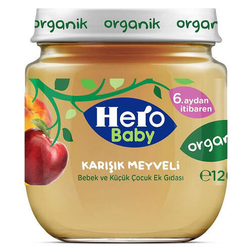 Ülker Hero Baby Organik Karışık Meyveli 120 Gr