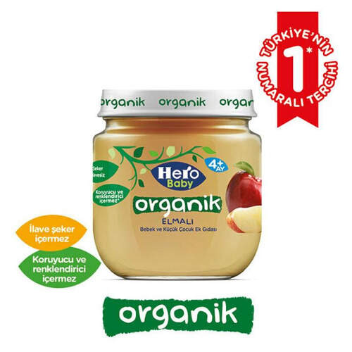 Ülker Hero Baby Organik Elmalı Şeftalili 120 Gr