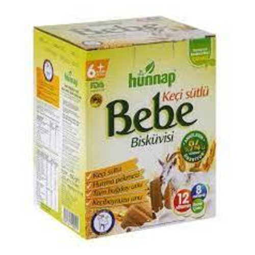 Hünnap Keçi Sütlü Bebe Bisküvisi 400 Gr