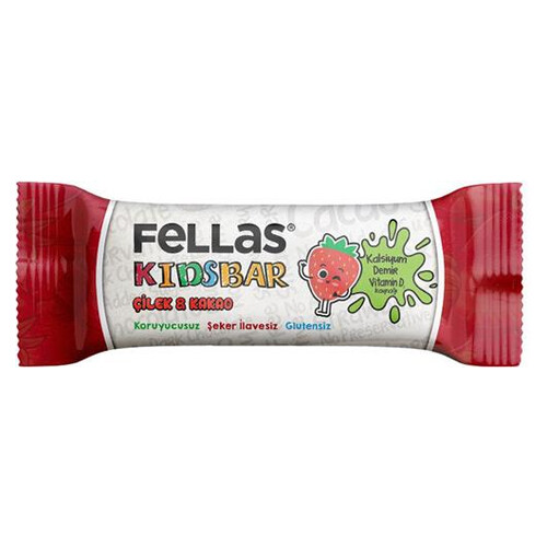 Fellas Kids Bar Çilek Kakao 28 Gr