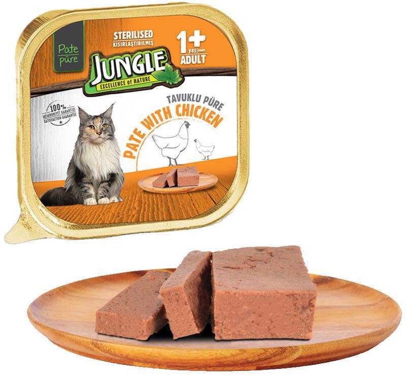 Jungle Püre Kısır Kedı Tavuklu 100 G