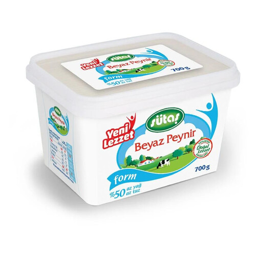 Sütaş Süzme Form Beyaz Peynir 700 Gr
