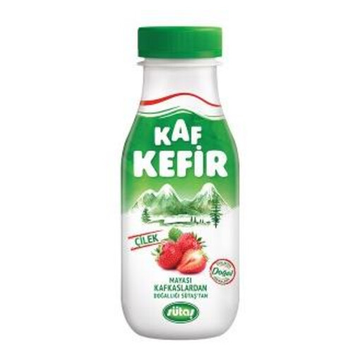 Sütaş Kaf Kefir Çilekli 250 Ml