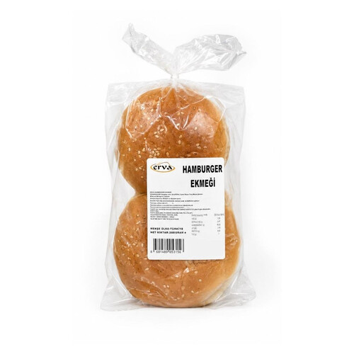Erva Hamburger Ekmeği 2'li 200 Gr