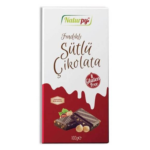 Naturpy Glutensiz Sütlü Çikolata 100gr.