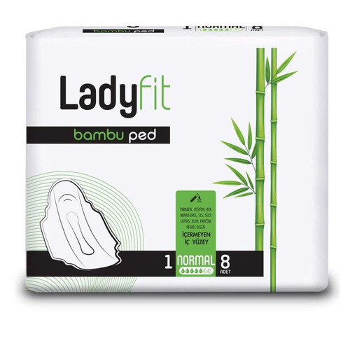 Lady Fit Bambu Ped Normal 8'li