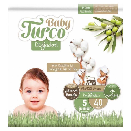 Baby Turco 5 No 12-25 Kg 40 Lı