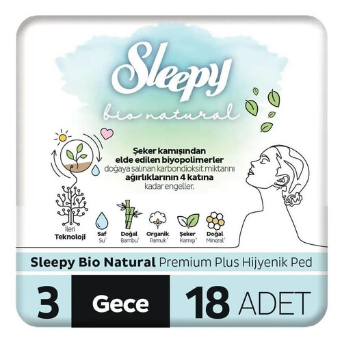 Sleepy Bıo Nat.süper Eco Gece 18 Lı