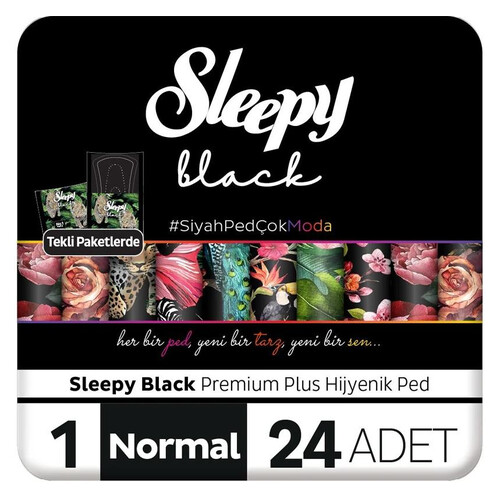 Sleepy Black Super Eco Normal 24'lü