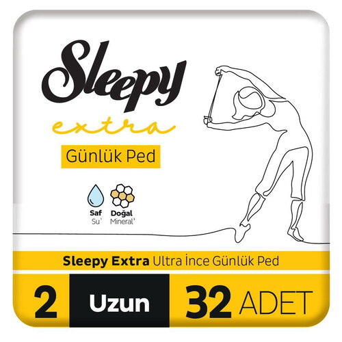 Sleepy Extra Gunluk Ped Super Uzun 32 Lı