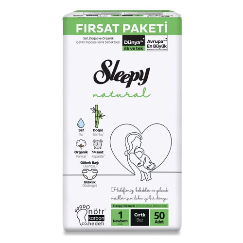 Sleepy Naturel Fırsat Paketi 50'li