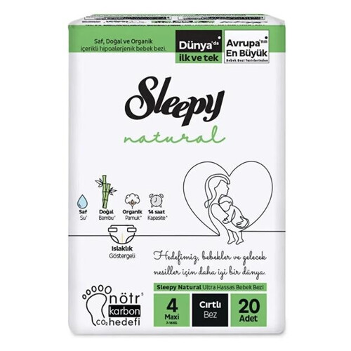 Sleepy Naturel Maxı 4 Numara 20'li