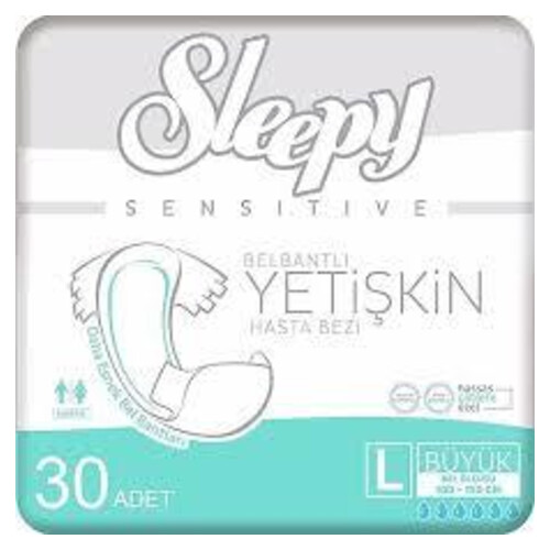 Sleepy Sensıtıve Antibakteriyel Ikız Large 30 Lu