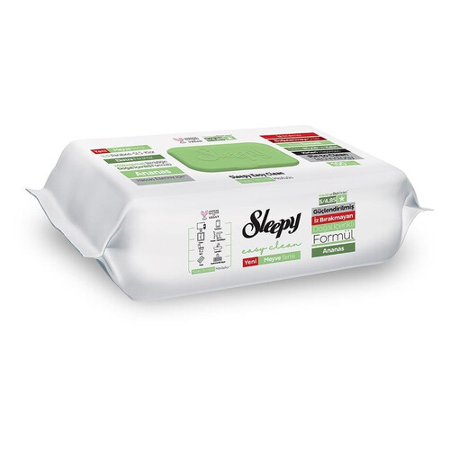 Sleepy Yüzey Temizlik Havlusu Ananas 100'lü