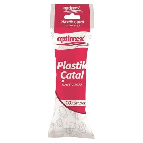 Optımex Plastik Çatal P-008 10'lu Poşet