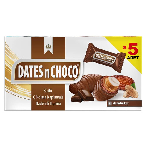 Dates Sütlü Çikolatalı Bademli Hurma 60 Gr