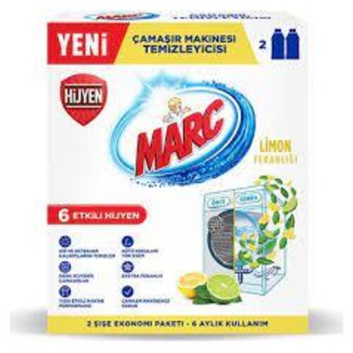 Marc Çamaşır Makinesi Temizleyici Limonlu 2*250 Ml