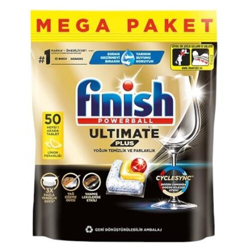 Finish Ultımate Plus Limon 50'li