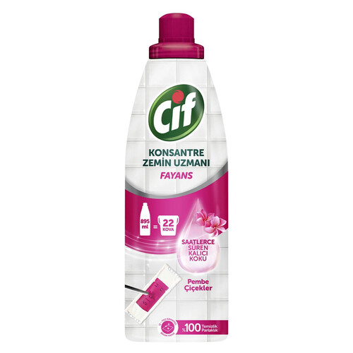 Cif Zemin Uzmanı Pembe Çiçek 895 Ml