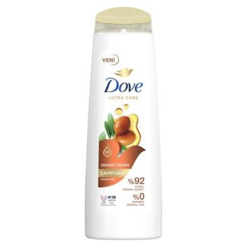Dove Şampuan Onarıcı Bakım Argan Yağlı 400 Ml