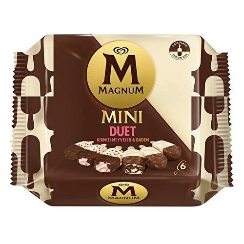 Magnum Mini Düet Kırmızı Meyveler & Badem 360 Ml