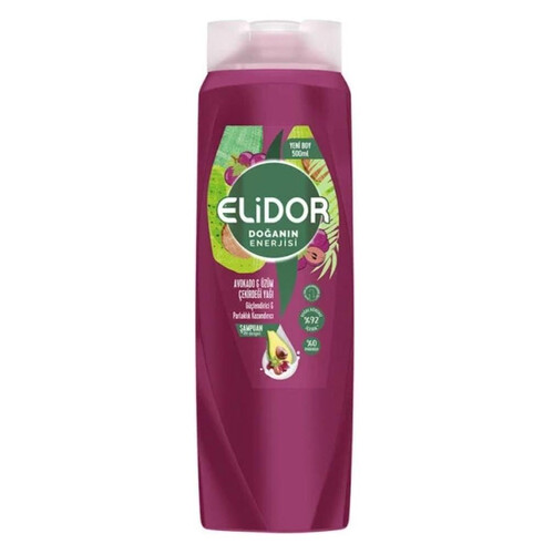 Elidor Şampuan 500 Ml Üzüm Çekirdeği Yağı