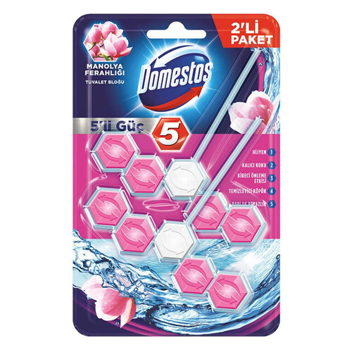 Domestos Wc Blok 5 Li Güç Manolya 2 Li