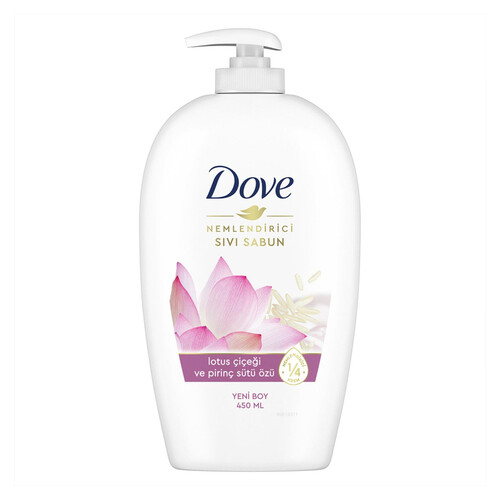 Dove Sıvı Sabun Lotus & Pirinç 450 Ml
