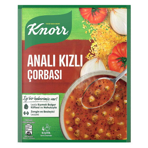 Knorr Analı Kızlı Çorbası 70 Gr