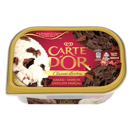 Carte D'or Çikolata Parçalı Vanilya 650 Ml