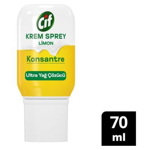 Cif Krem Konsantre Ultra Yağ Çöz 70 Ml