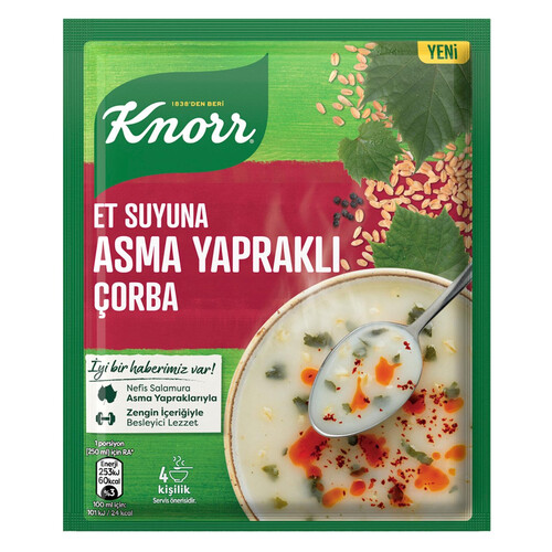 Knorr Et Suyu Asma Yapraklı Çorba 75 Gr