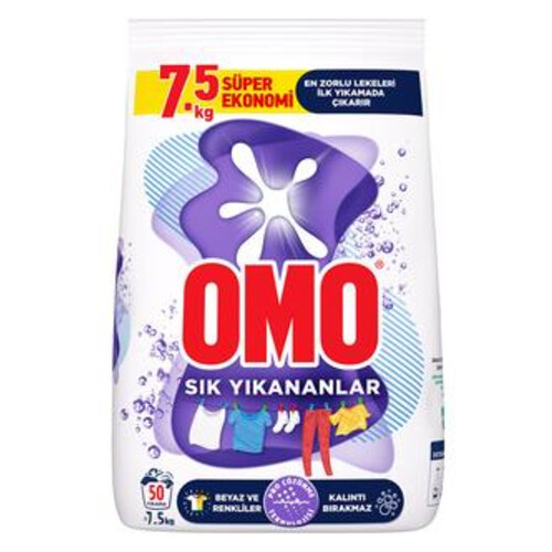 Omo Matik 7500 Gr Sık Yıkananlar