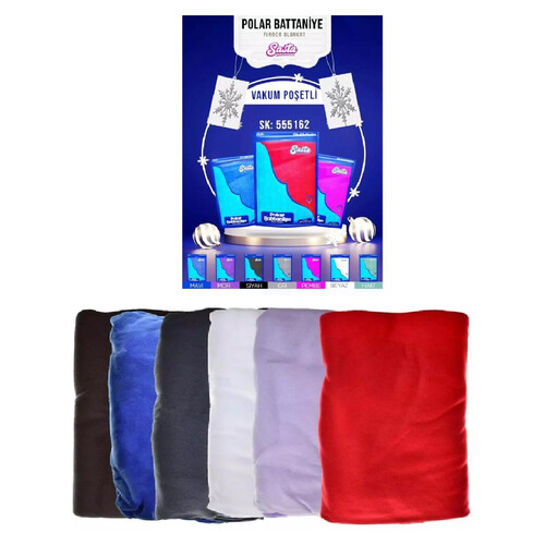 Sasta Polar Battaniye 180x210 Cm Çift Kişilik