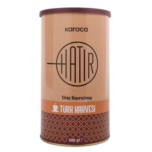 Karaca Hatır Türk Kahvesi Teneke 500 Gr