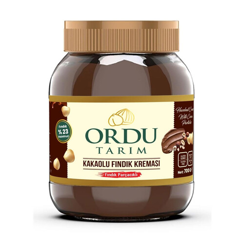 Ordu Tarım Parçacıklı %23 700gr.k.fındık Kreması
