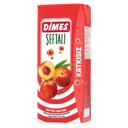 Dimes Meyve Suyu Şeftali 200 Ml.