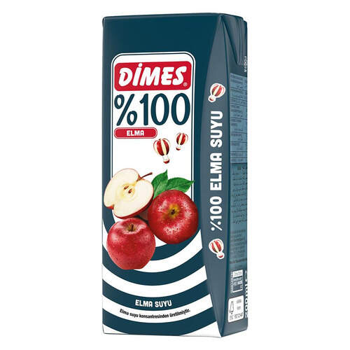 Dimes Meyve Suyu Elma 200 Ml.