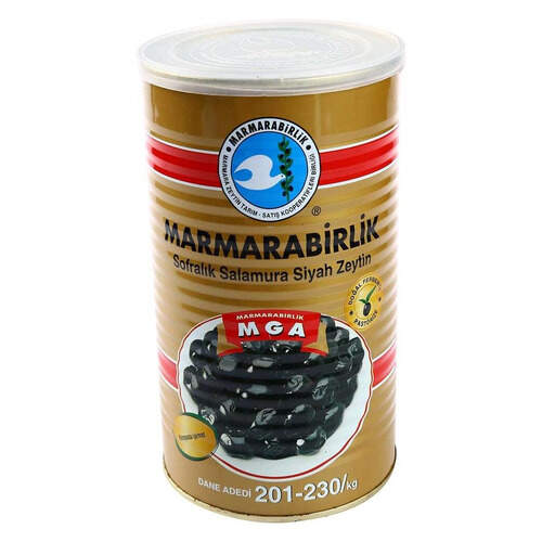 Marmarabirlik Mega Siyah Zeytin Teneke 800 Gr.