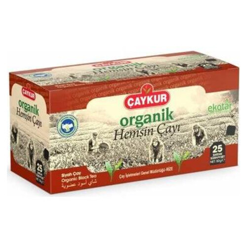 Çaykur Organik Hemşin Süzme Poşet Çay 50 Gr.