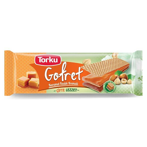 Torku Karamelli Fındıklı Gofret 142 Gr.
