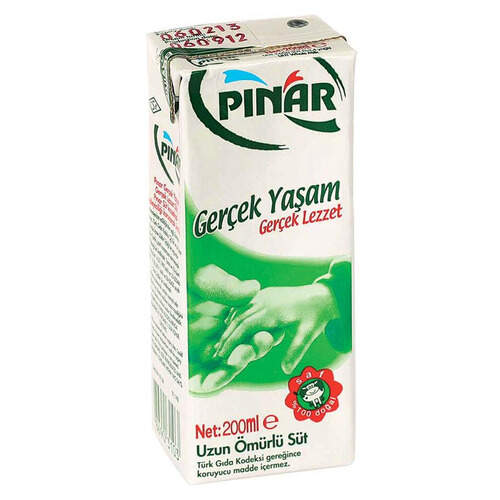 Pınar Tam Yağlı Süt 200 Ml.