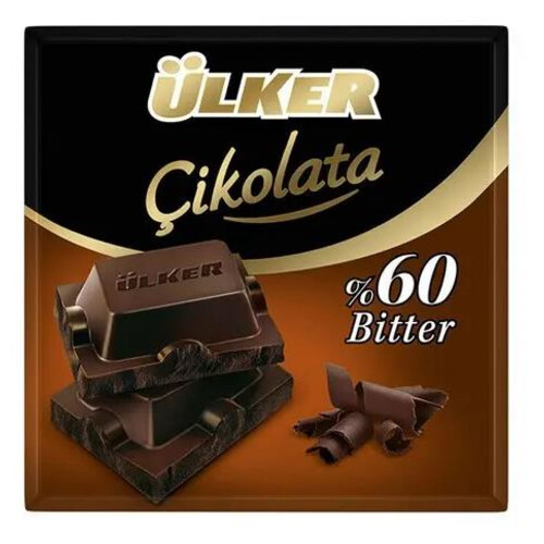 Ülker %60 Bitter Kare Çikolata 70 Gr.