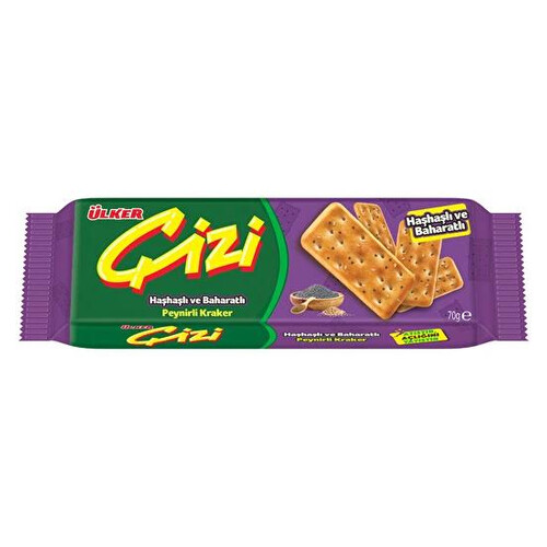 Ülker Çizi Haşhaşlı Baharatlı 70 Gr
