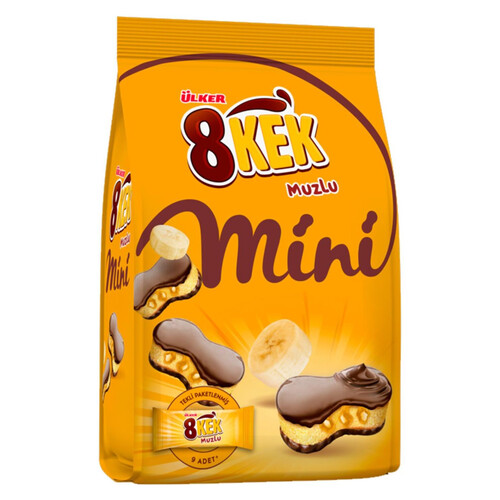 Ülker 8 Kek Mini Muzlu 10x162 Gr