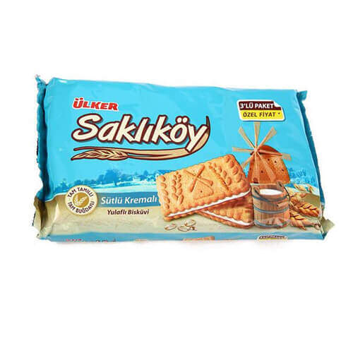 Ülker Saklıköy Sütlü Kremalı 3'lü 264 Gr.