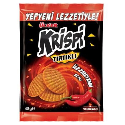 Ülker Krispi Tırtıklı Acılı Kraker 48 Gr