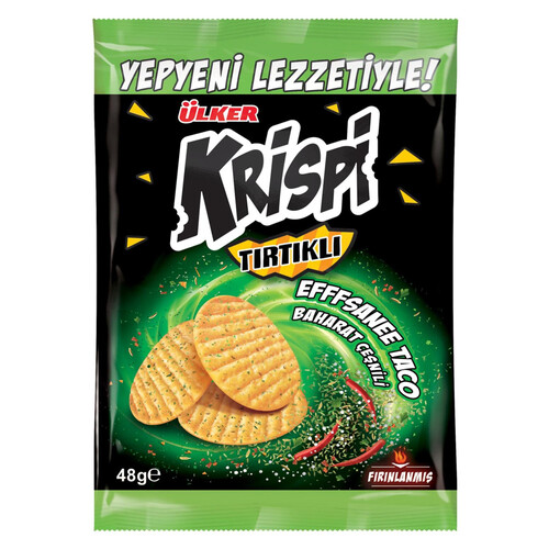 Ülker Krispi Tırtıklı Baharatlı 48 Gr